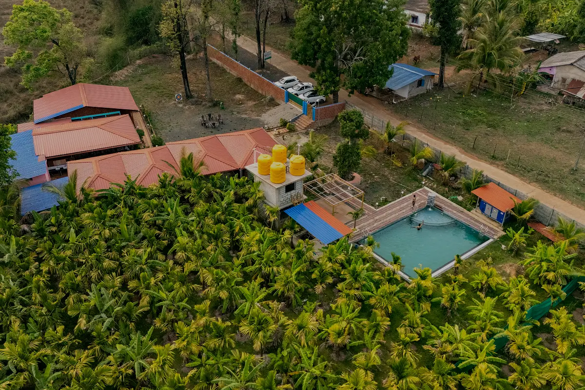 Comfortable homestay accommodation in Dandeli with modern amenities